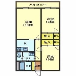 カメーリアⅡの物件間取画像